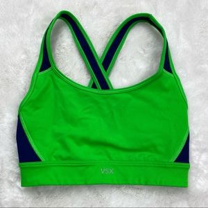 Victoria Secret Sport Green & Blue Sports Bra